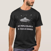 T-shirt Plus De Gens Croient En Ufos Qu'Au Congrès Uap (Devant)