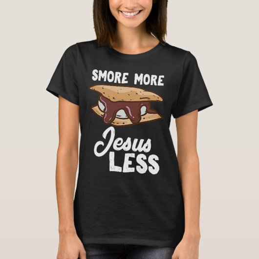 T-shirt Plus de Jésus Moins (Devant)