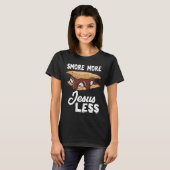 T-shirt Plus de Jésus Moins (Devant entier)