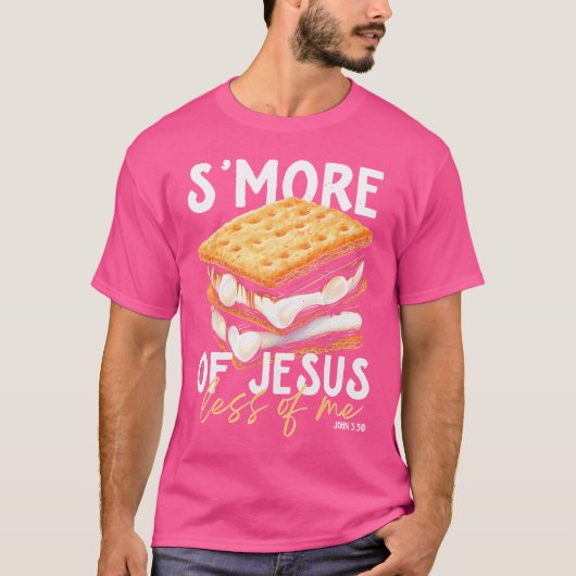 T-shirt Plus De Jésus Moins De Moi (Devant)