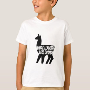 T-shirt Plus de lamas moins de drame