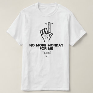 T-shirt Plus de lundi v2a