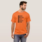 T-shirt Plus de méthode Moins de double liège (Devant entier)