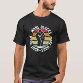 T-shirt Plus de Noirs Plus de Chiens Plus d'Irlandais (Devant)