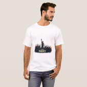 T-shirt Plus de pauvreté (Devant entier)