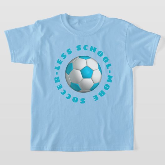 T-shirt Plus de soccer Turquoise (Poser)