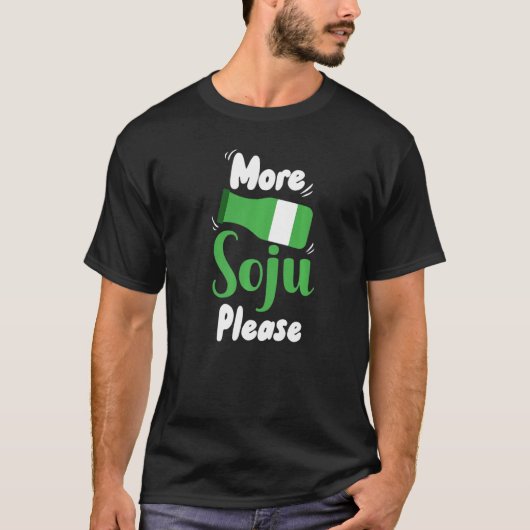 T-shirt Plus de Soju Prière Premium (Devant)