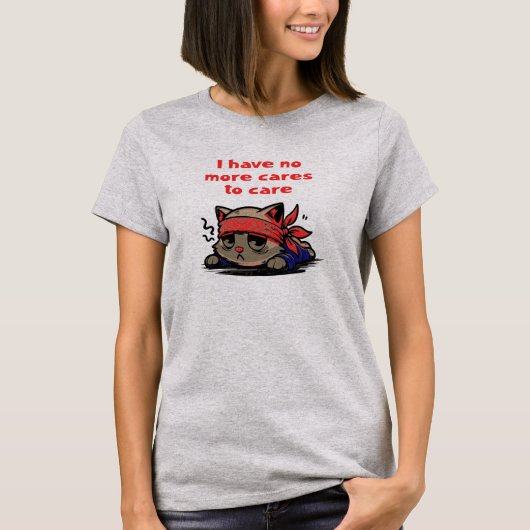 T-shirt Plus de soucis (Devant)