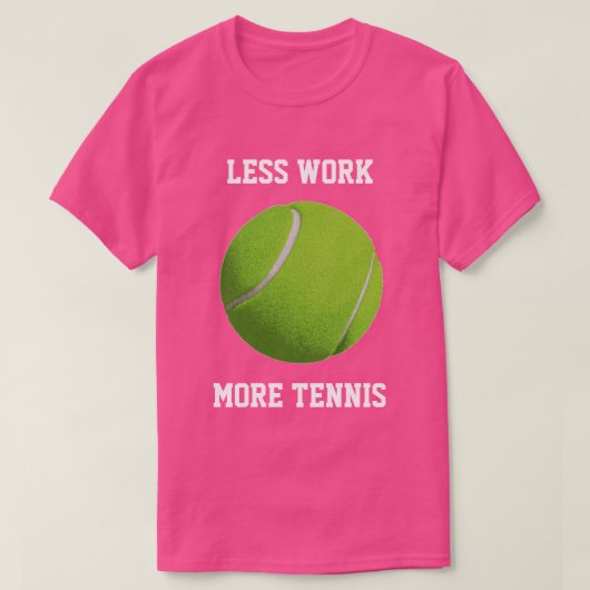 T-shirt Plus de tennis (Design devant)