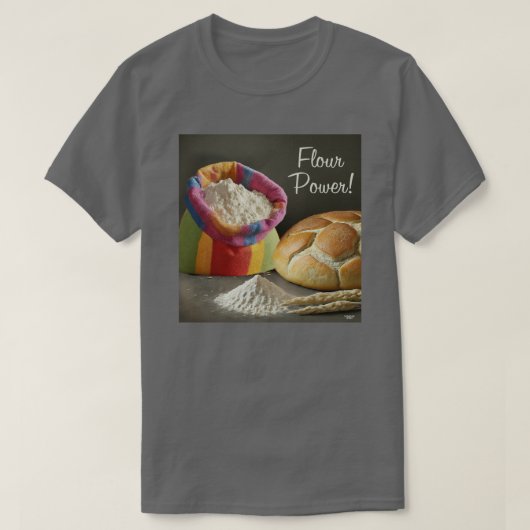 T-shirt Plus d'énergie de farine (Design devant)