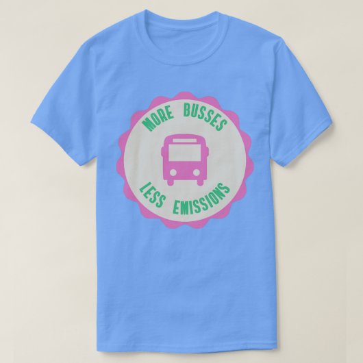 T-shirt Plus D'Entreprises Moins D'Émissions (Design devant)