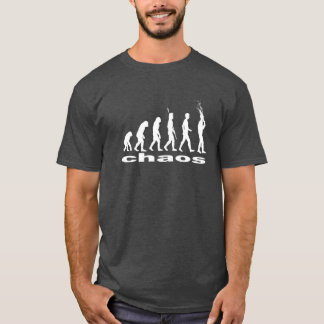 T-shirt Plus d'évolution du chaos drôle