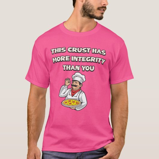 T-shirt Plus d'intégrité dans cette croûte que ton ex - dr (Devant)
