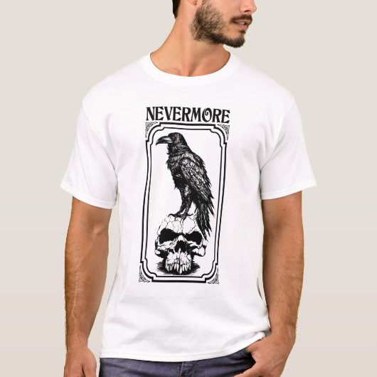 T-shirt Plus | Edgar Allan Poe - Le Corbeau (Devant)