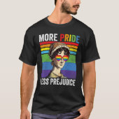 T-shirt Plus Fierté Moins Préjudice Mois De Fierté (Devant)
