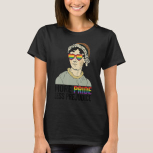 T-shirt Plus Fierté Moins Préjugés LGBT Jane Austen Fier A