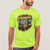 T-shirt Plus Fort Chaque Jour (Devant)