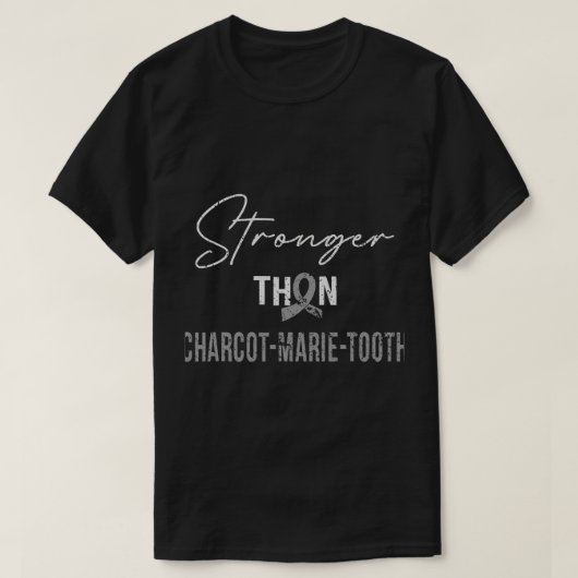 T-shirt Plus fort CHARCOT-MARIE-TOOTH Warrior (Design devant)