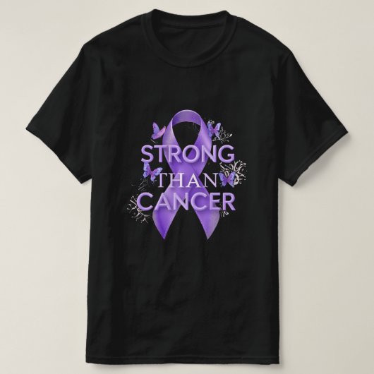 T-Shirt Plus Fort que le Cancer (Design devant)