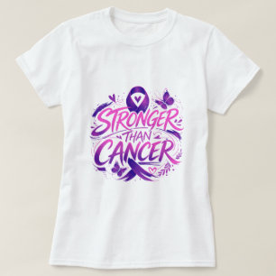 T-Shirt Plus Fort que le Cancer