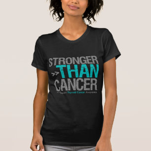 T-shirt Plus fort que le Cancer - cancer de la thyroïde