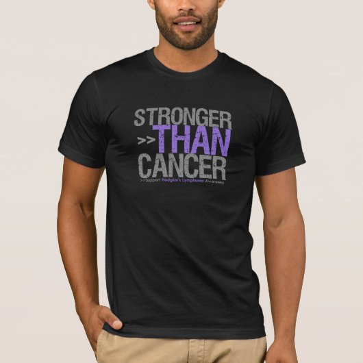T-shirt Plus fort que le Cancer - lymphogranulomatose (Devant)