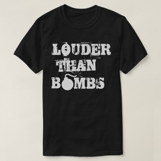 T-shirt Plus fort que les bombes (Design devant)