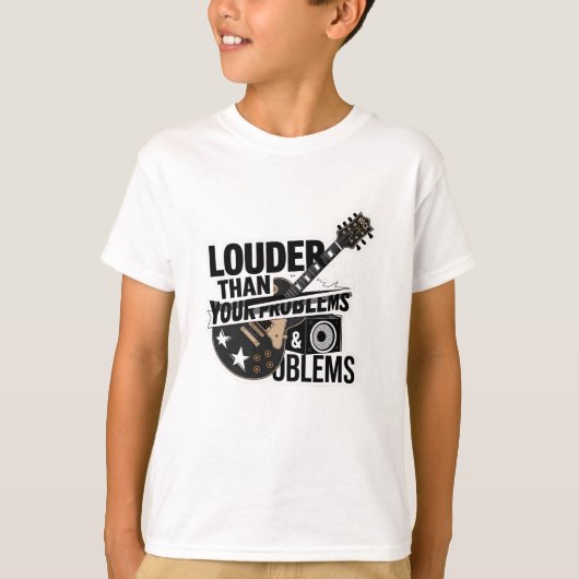 T-shirt Plus fort que vos problèmes (Devant)