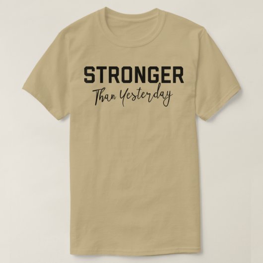 T-shirt Plus forte que hier Tee (Design devant)
