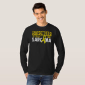 T-shirt Plus forte que Sarcoma Sarcoma Survivor (Devant entier)