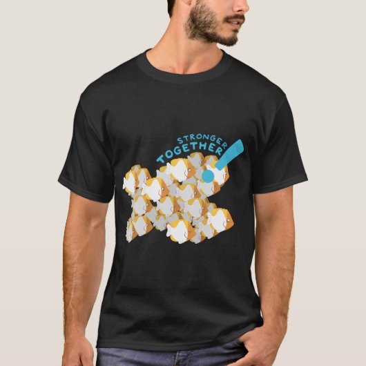 T-shirt Plus forts ensemble ! (Devant)