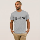 T-shirt Plus futé que l'ours moyen (Devant entier)