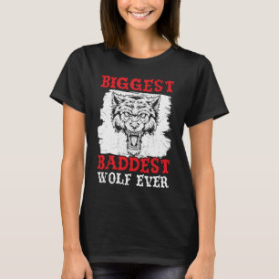 T-shirt Plus Grand Méchant Loup Jamais Loup-Garou Meute de