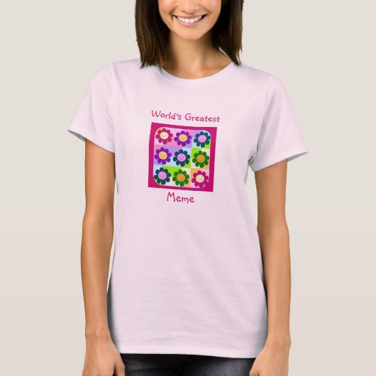 T-shirt Plus grand Meme du monde (Devant)
