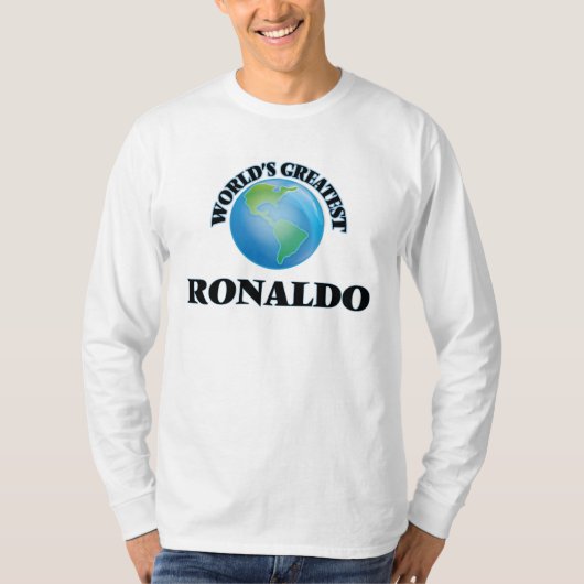 T-shirt Plus grand Ronaldo du monde (Devant)