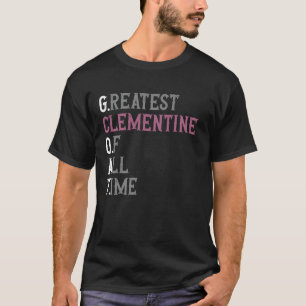 T-shirt Plus grande clémentine de tous les temps GOAT Clém