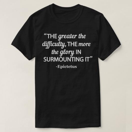 T-shirt Plus grande est la gloire (Design devant)