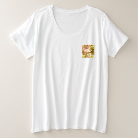T-Shirt plus grootte vrouwen cool eco stijl ontwer (Design voorkant)