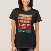 T-shirt Plus J'Aime Mon Chat (Devant)