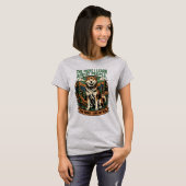 T-shirt Plus j'aime mon chien (Devant entier)