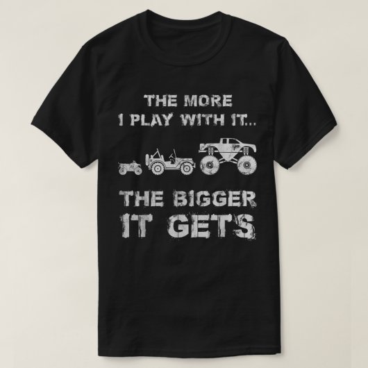 T-shirt Plus je joue avec ça (Design devant)
