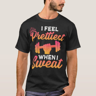 T-shirt Plus Joli Quand Je Suis Exercice De Gym Fitnes