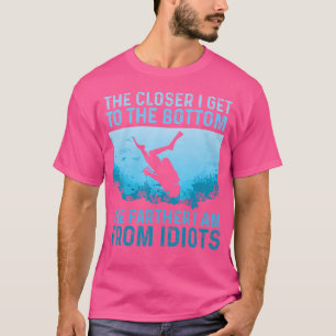 T-shirt Plus Près Je Me Rends Au Fond Plongée Plongée Plon