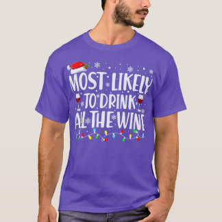 T-shirt Plus Probable De Boire Tout Le Vin (5)