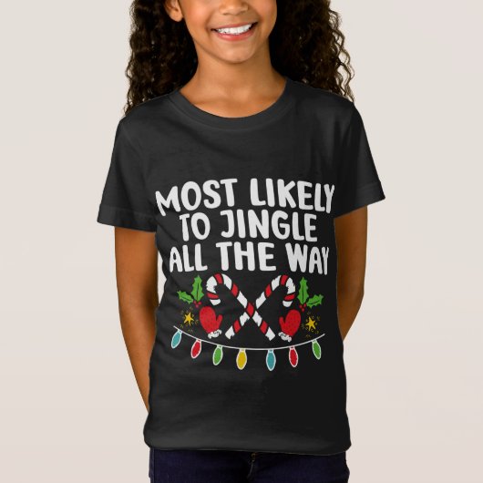 T-Shirt Plus Probable De Faire Tinter Tout Au Long De Noël (Devant)