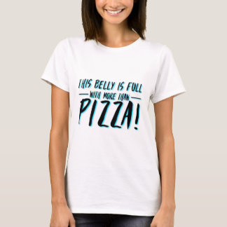 T-shirt Plus que la chemise de maternité de pizza