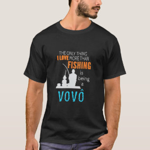 T-shirt Plus que l'amour Pêche Vovô Portugais Brésilien G
