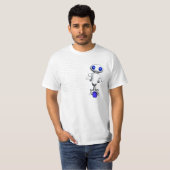 T-SHIRT PLUS ROND AVEC LE CODE BINAIRE (Devant entier)