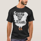 T-shirt Plus Seier Que Des Chaussettes Sur Un Coq Design P (Devant)