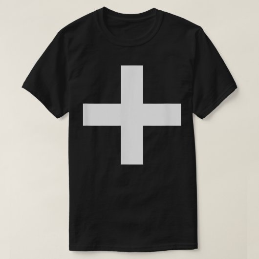 T-SHIRT PLUS SIGNER POSITIVE SYMBOLE AJOUT PONCTUATION MAR (Design devant)